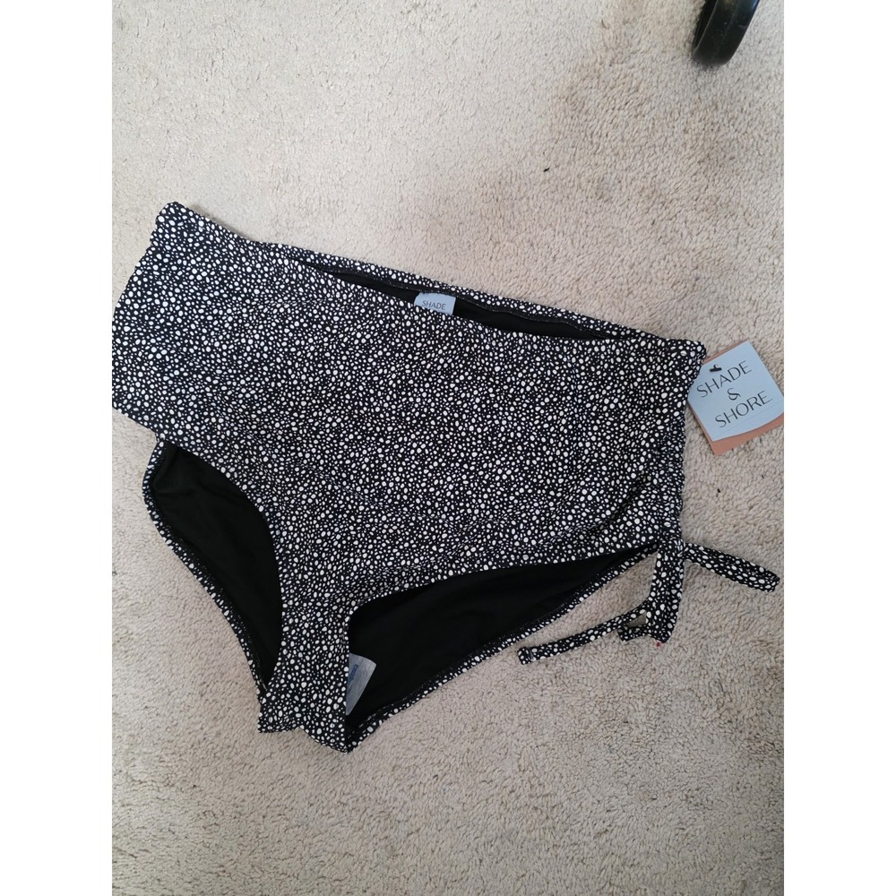 Shade & Shore high-waist bikini bottoms 1X‎ New